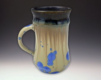 Green crystalline ceramic Blue Brown Ivory Tumbler crystalline glaze White Cocktail Glass Dishwasher microwave safe barware vase
