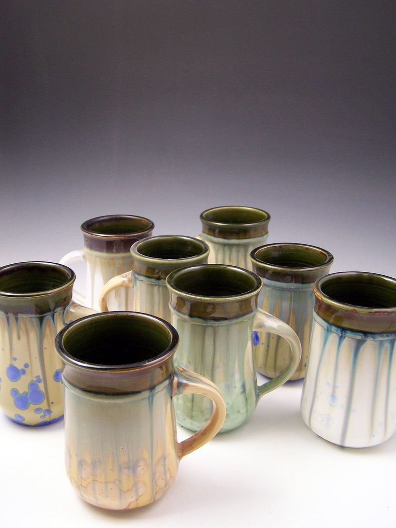 Mug Ceramic Pottery Mug crystalline glaze high fire Etsy