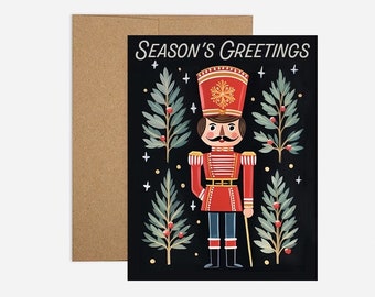 Nutcracker Christmas Card - New