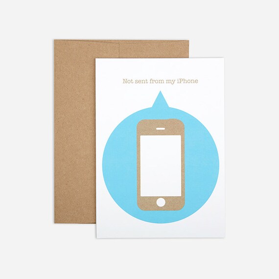 SALE iPhone Greeting Card Etsy