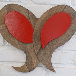 Heart of Love - Reclaimed Wood, Valentines Day Present