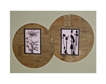 5x7 Picture Double Frame Reclaimed Wood