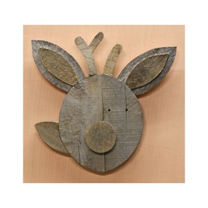 Rudolph Reclaimed Pallet Wood Holiday Decor