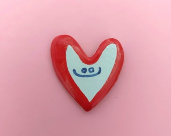 Herz Magnet Keramik Kühlschrankmagnet fridgemagnet Valentinstag Geschenk