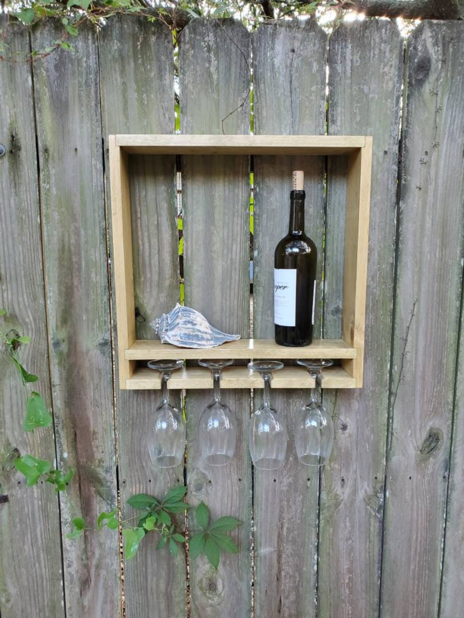 Wall Hung Wine Rack Wine Shelf Etsy