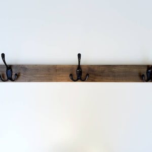 Modern Coat Rack | Minimalist Coat Rack | Farm House Coat Hanger | Wall Mount Coatrack | Mask Hanger