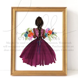 Harvest Fall Fashion Illustration Print image 1