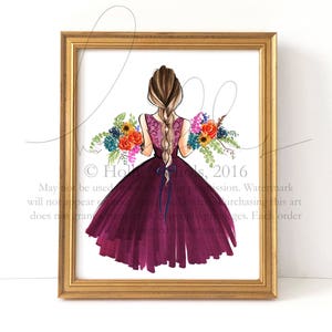 Harvest Fall Fashion Illustration Print image 2