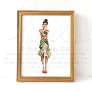 Devin (Fashion Illustration Print)