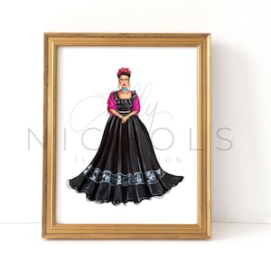 Frida (Fashion Illustration Print)