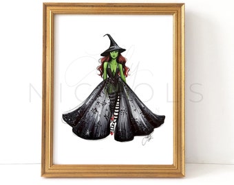 Witchingly Couture (Fashion Illustration Print)