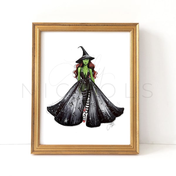 Something Wicked (Fashion Illustration Print)