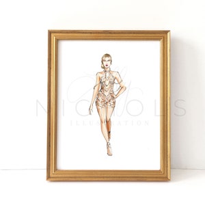 The Dazz (Fashion Illustration Print)