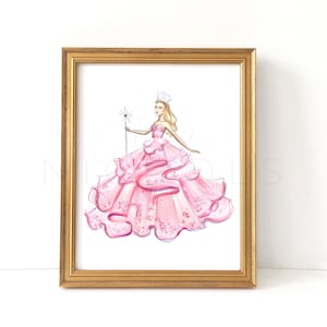 The Good Witch (Fashion Illustration Print)