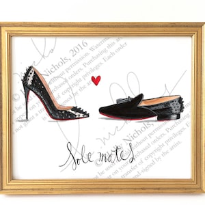 Conjoints exclusifs (impression d'illustration de mode)