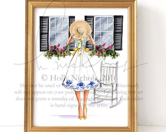 Charmed (Fashion Illustration Print)