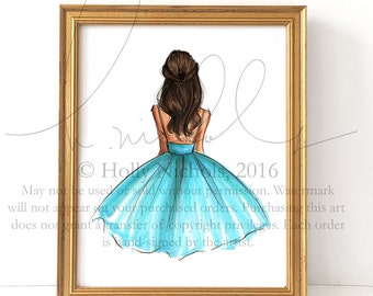 Gracia (Ilustración de moda impresa)