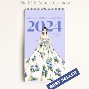 The 2024 Fashionably-Illustrated Calendar