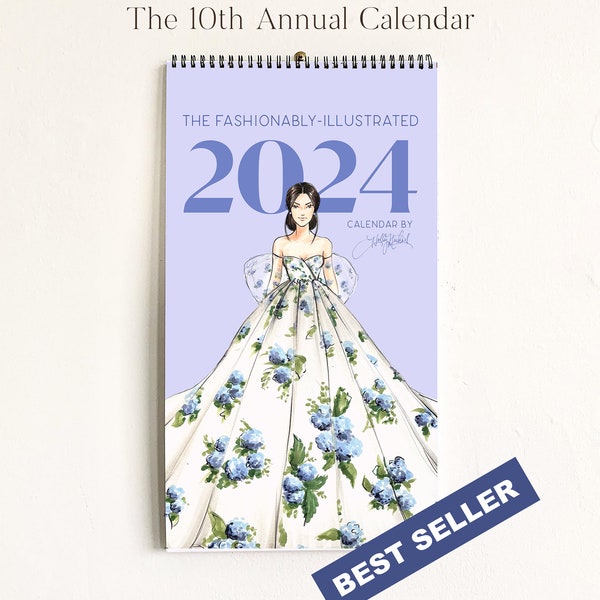 The 2024 Fashionably-Illustrated Calendar