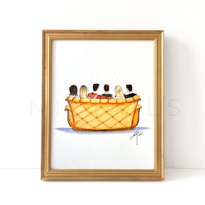 Die Couch (Fashion Illustration Print)