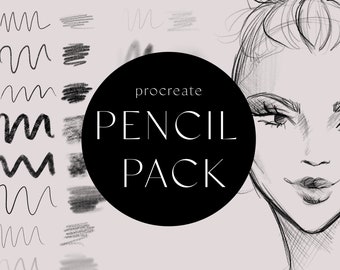 Procreate Pencil Pack for Fashion Illustration / Pencil Brushes