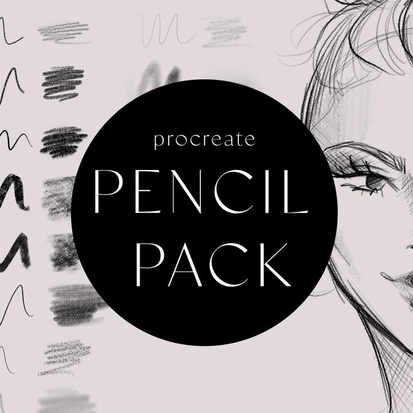 Creëer een potloodpakket voor mode-illustratie / potloodborstels