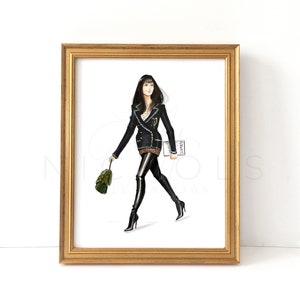 The New Boots (Fashion Illustration Print)