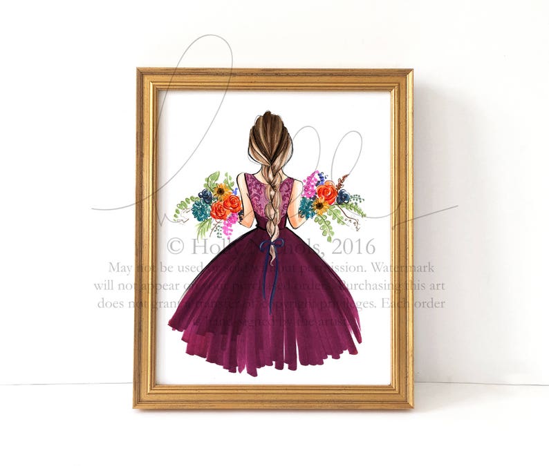 Harvest Fall Fashion Illustration Print image 2