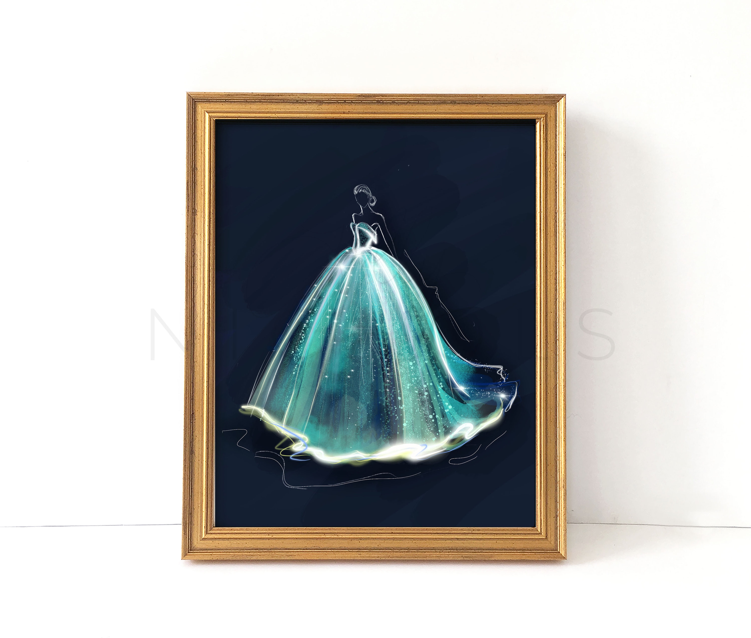 Illuminated (Fashion Illustration Print) LUSTER paper