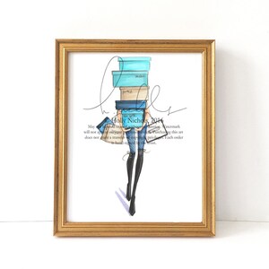 Charge It (Fashion Illustration Print)