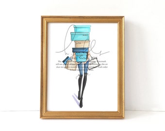 Charge It (Fashion Illustration Print)