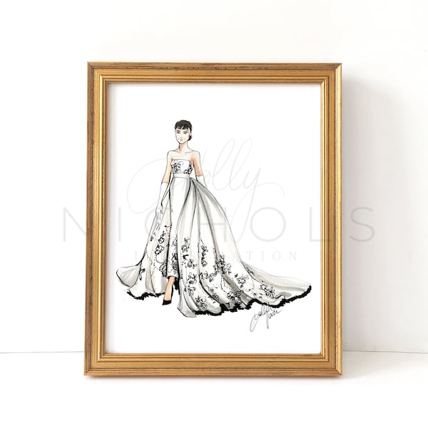 Sabrina, Holly's 2022 Edition (Fashion Illustration Print)