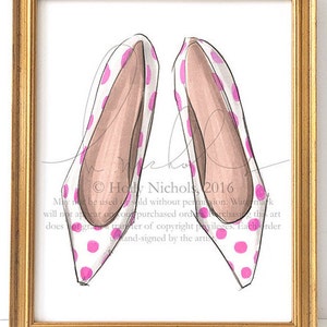 Get to the Point Fashion Illustration Print image 1
