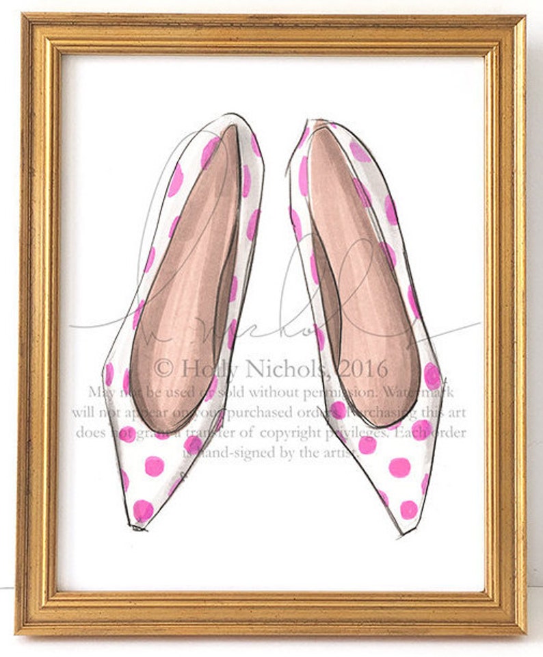 Get to the Point Fashion Illustration Print image 1