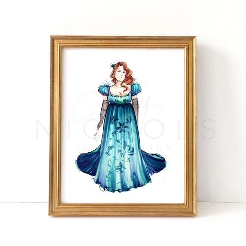 Pinking of Love (fashion Illustration Print) - Etsy