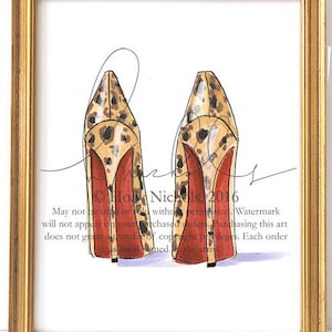 DIGITAL DOWNLOAD Wild Thing (Instant Printable Fashion Illustration)