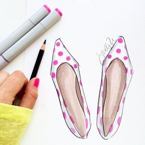 Get to the Point Fashion Illustration Print image 3