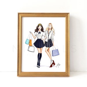 You Know You Love Me (Fashion Illustration Print)
