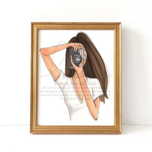 Focus (Fashion Illustration Print)