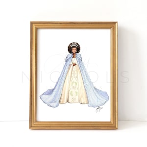 Queen C (Fashion Illustration Print)