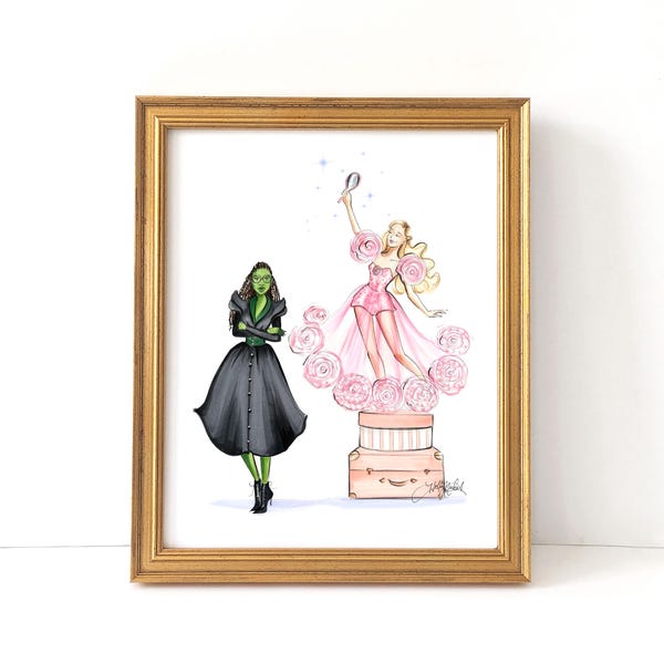 Properly Poised (Fashion Illustration Print)