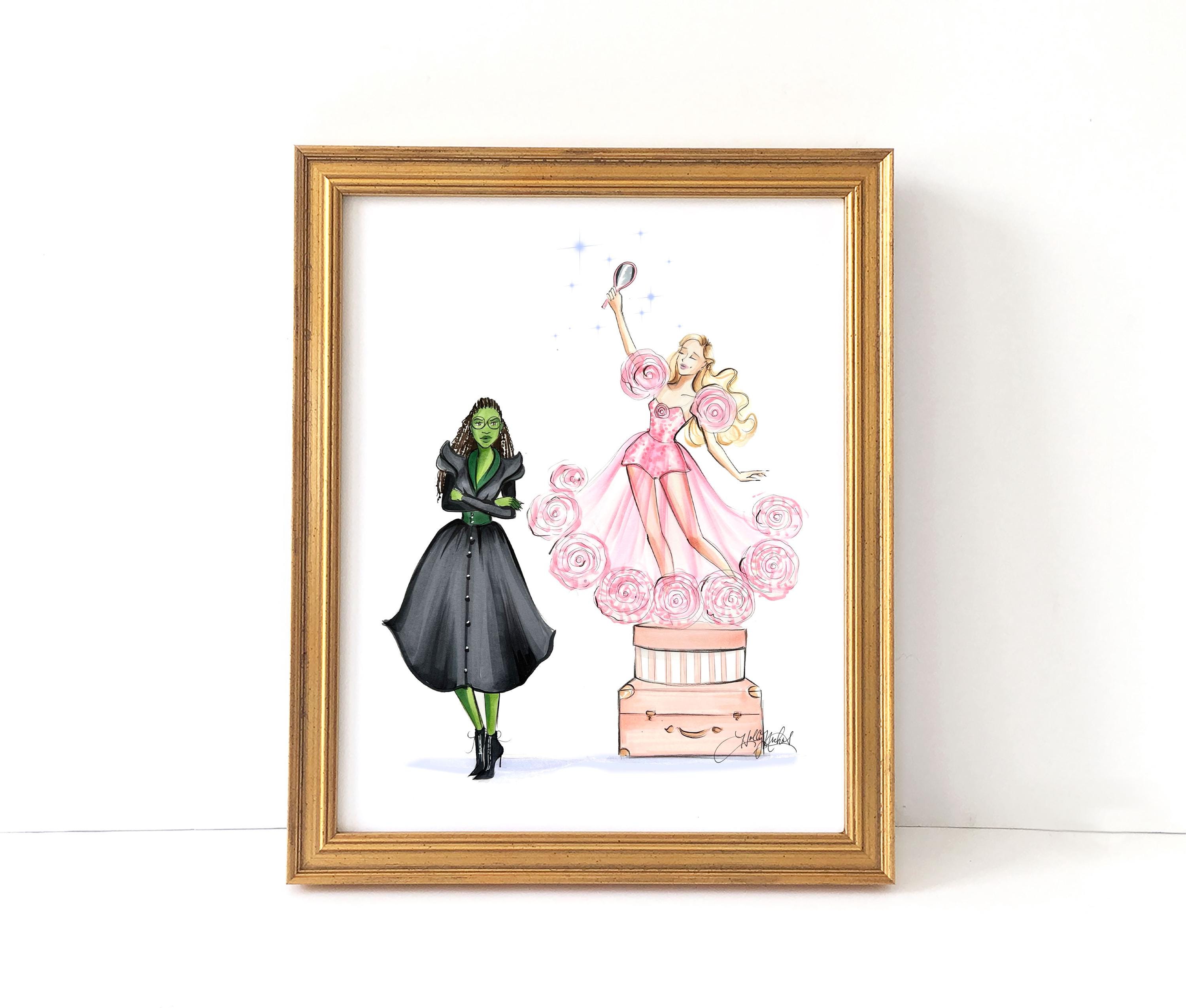 Properly Poised (Fashion Illustration Print)