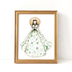 BBQ Dress (Fashion Illustration Print)