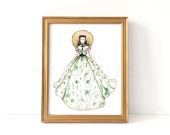 green emerald velvet dress Rosemary Clooney as Betty Haynes Green Velvet Vintage Dress from White   Hoprom
