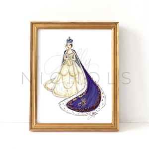 Her Majesty (Fashion Illustration Print)