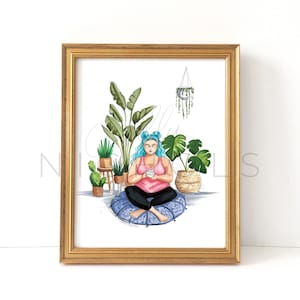 Plant Lady (Fashion Illustration print)