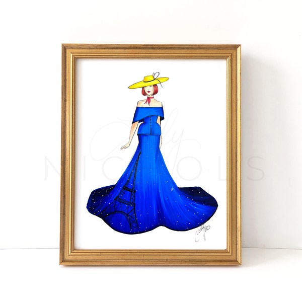 Maddie (Children's Book Haute Couture Series, Fashion Illustration Print)