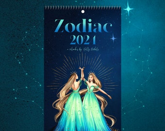 The 2024 Zodiac Wall Calendar By Holly Nichols