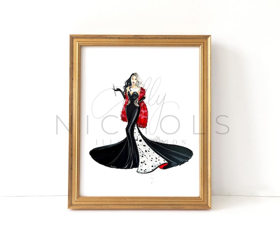 Cruel U (fashion Illustration Print)