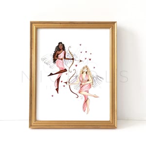 Love Goddesses (Fashion Illustration Print)